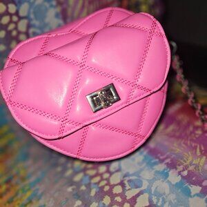 Pink Heart shaped purse